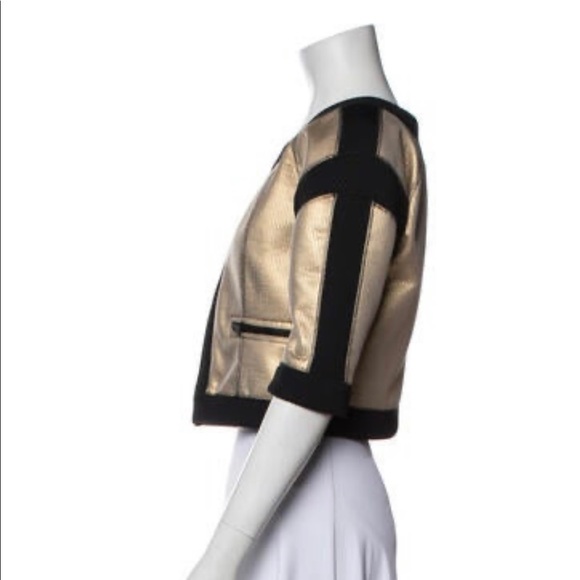✨Chanel vintage, evening jacket, gold/black, size US 8 ✨ - Picture 2 of 10